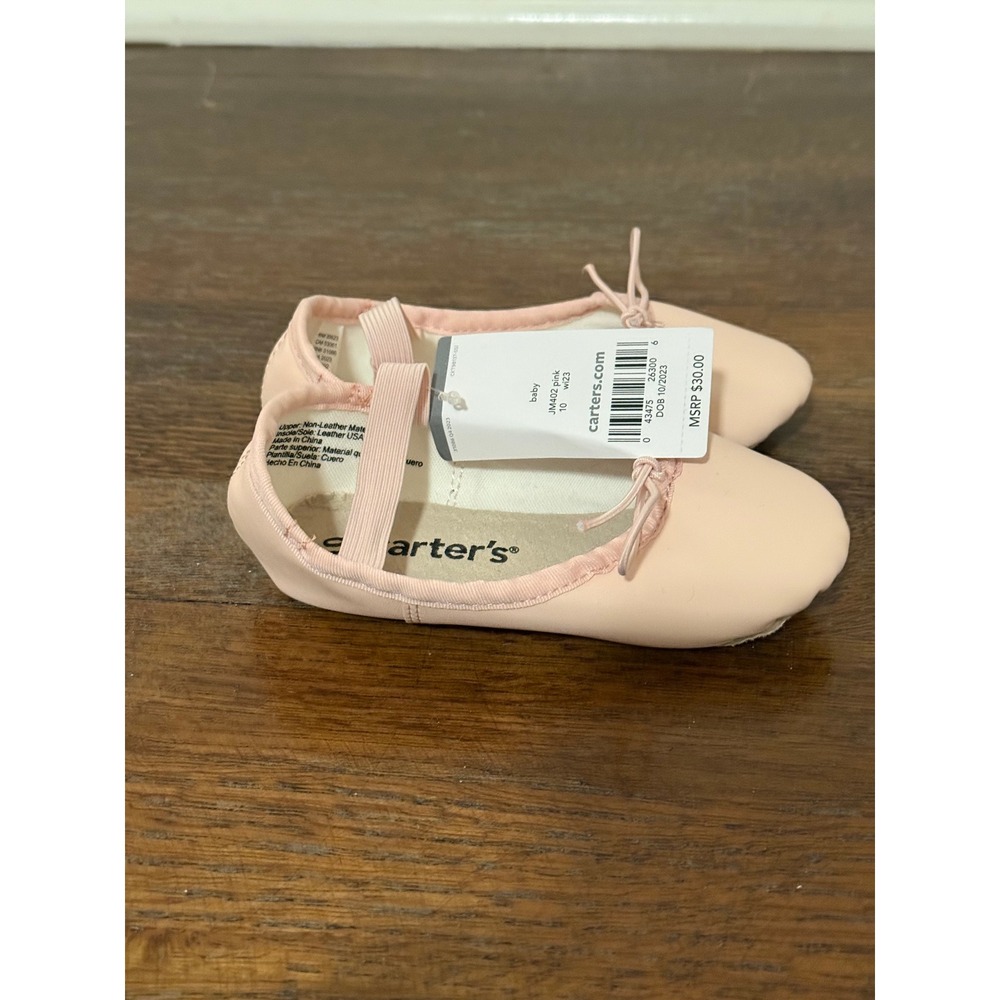 NWT Carter's Ballet Shoes Sz 10 - Picture 4 of 4